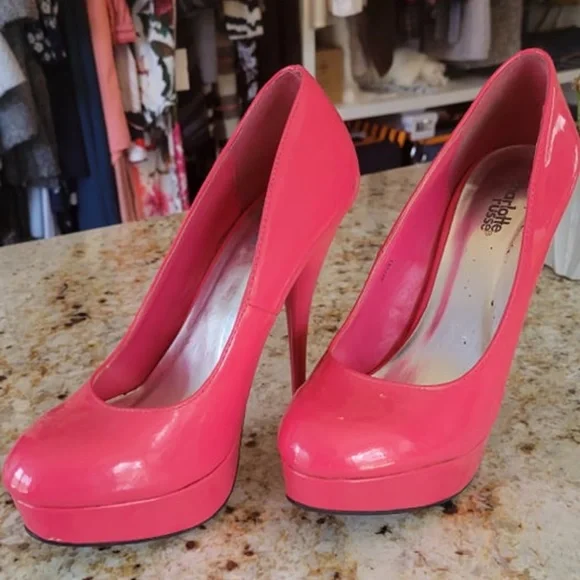 Charlotte Russe Shoes Pink Platform Stiletto Heels Poshmark